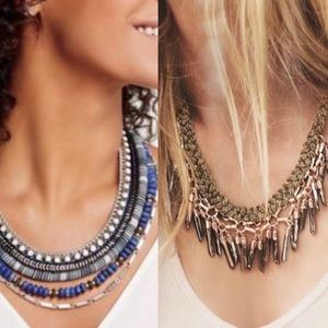 Statement necklaces x 2